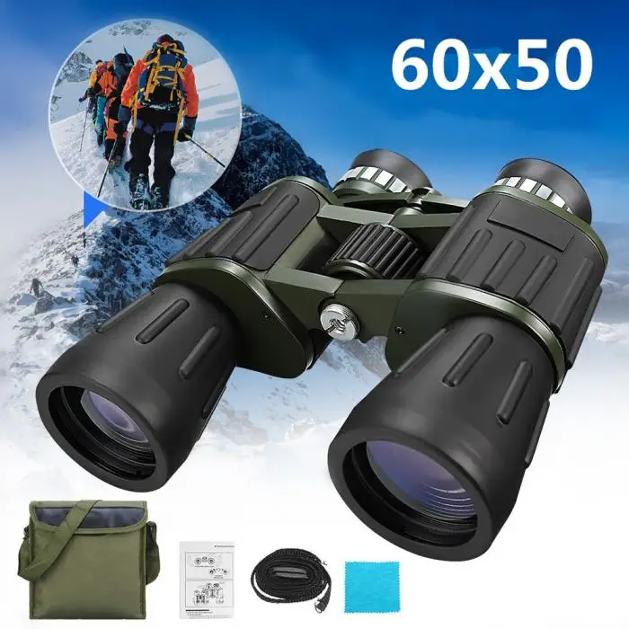 Newest Binoculars Night Vision 60x50 Zoom Powerful HD Optics for Outdoor Camping Travel
