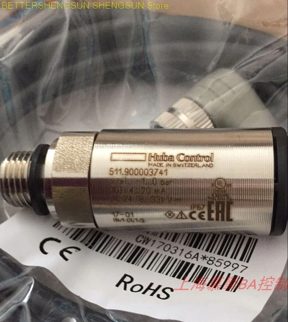 

Huba511 series pressure transducer high performance pressure transmitter 0-1Bar 4-20ma