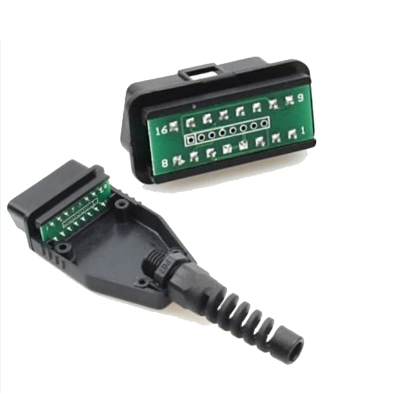 Бесплатная доставка 20 шт. OBDII/EOBD/JOBD/OBD 2/OBDII/EOBD 2/OBD11/J1962 штекер адаптера проводки