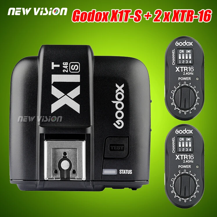 Godox X1T-S TTL 2.4    + 2X XTR-16 4-    Sony