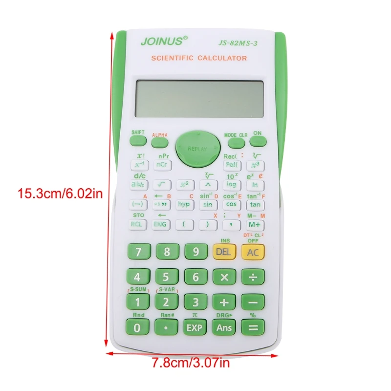 OOTDTY функция студента калькулятор 2 линии дисплей научный калькулятор Многофункциональный счетчик 12 цифровой расчет машина
