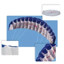 Открытый спортивный двойной линии трюк парафойл кайт 1,4 м мощный мягкий спортивный пляжный кайт с ручкой 30 м линии летающие линии для начинающих