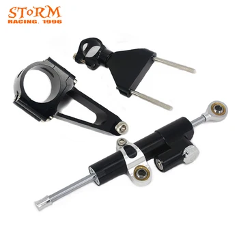 

Motorcycle Steering Damper Stabilizer With Mounting Bracket Adapter Set For Honda CBR600 F4I 1999 2000 2001 2002 2003 2004