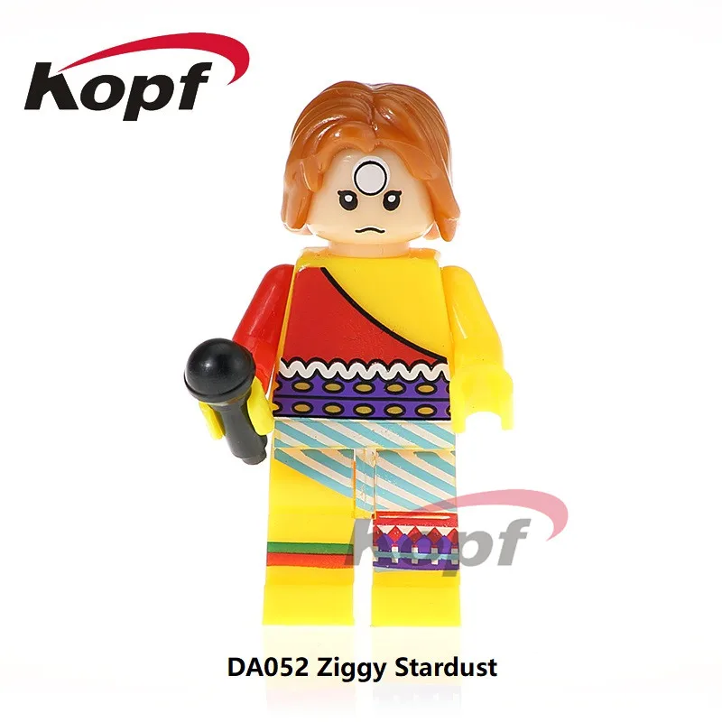 

Single Sale Super Heroes Ziggy Stardust Blade David Bowie Luke Cage Bricks Assemble Building Blocks Children Gift Toys DA052
