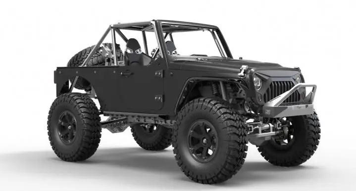 4X4 комплект с грузовиком CD15827 JK RC SCALE WRANGLER ROCK CRAWLER TRUCK Capo C2 jkmax TRX4 hRAXXAS AXIAL SCX10|Детали и