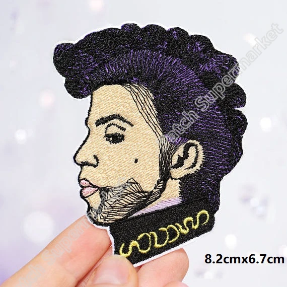 Prince Patches Rogers Nelson вышитый Железный значок сделай сам американский певец музыка 8 2 cm