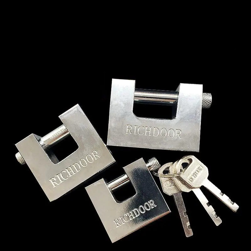 

Top Security Shipping Container Garage Trailer Padlock Heavy Duty with 3 Keys 40mm