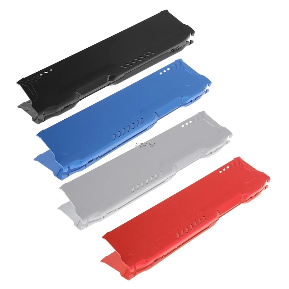 

DDR1/2/3/4 RAM Memory Aluminum Cooling Spreader Computer Heatsink Vest Radiator Heat Sink Cooler Blue/Silver/Black Drop Ship