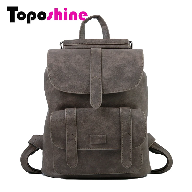 Buy Toposhine New Design Women Backpack Solid Hasp Female Bag Fashion