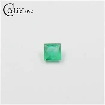 

High Quality Princess Cut Emerald Loose Stone Si Grade Natural Emerald Gemstone 3-5Mm Natural Emerald Loose Gemstone