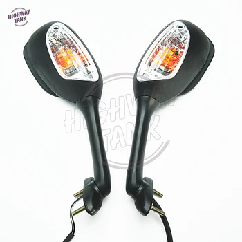 

Black LED turn signal light motorcycle mirror Moto Turning lights case for SUZUKI gsxr600/750 2008-2010 K8
