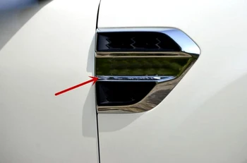 

Decor Side Fender vents Cover Trim For Ford Everest 4Dr SUV 2015 2016