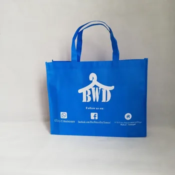 

500pcs/lot Promotional Reusable non woven shopping bags customized logo recyclable grocery tote bags