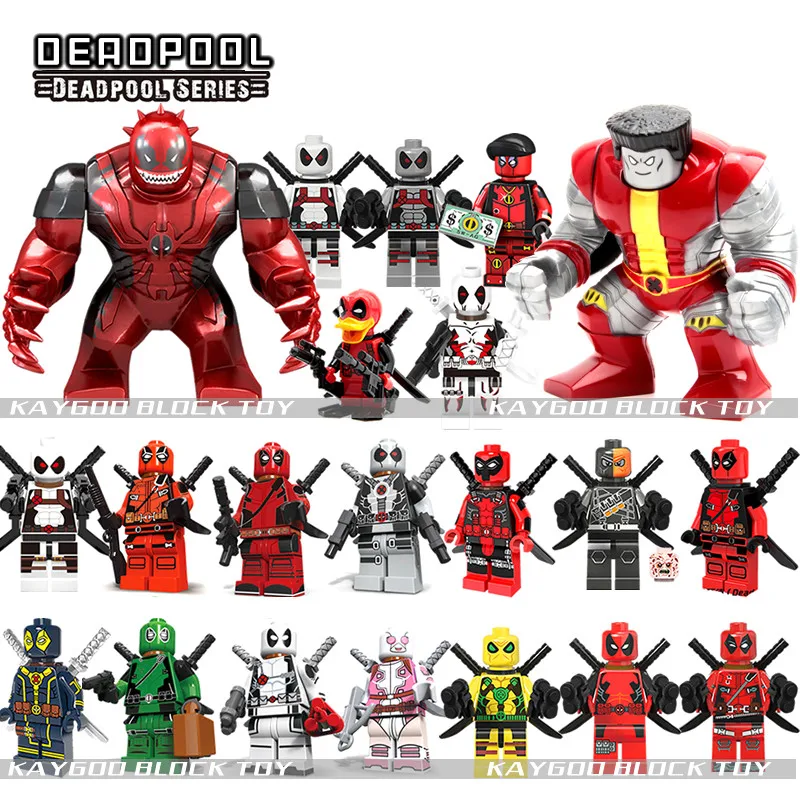 

Single Sale star wars superhero Deadpool Venom Batman Iron Man building blocks model bricks toys for children brinquedos