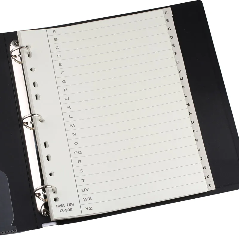 HFYP IX900 Sorting card classify Binder Index Dividers paper card 11