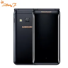 New Original Samsung Galaxy Folder 2 G1650 Dual SIM 16GB ROM 2GB RAM Quad Core 8.0MP 3.8″ Flip SmartPhone 4G LTE Mobile Phone