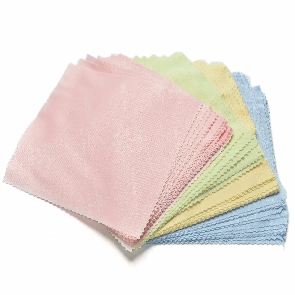 

100Pcs Best Price Microfiber Cleaner Cloth Camera Lens LCD Screen Glass Cleaning Cloth Colorful Cleaning Clothes