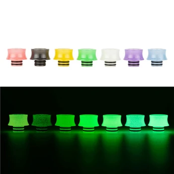 

1 Pc 510 Resin Luminous Drip Tip 510 Mouthpiece Vape For V8/V8 Big baby/V12/V12 Prince 510 Thread Atomizer