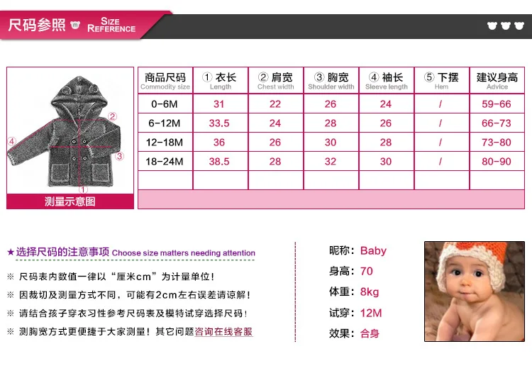  Size reference