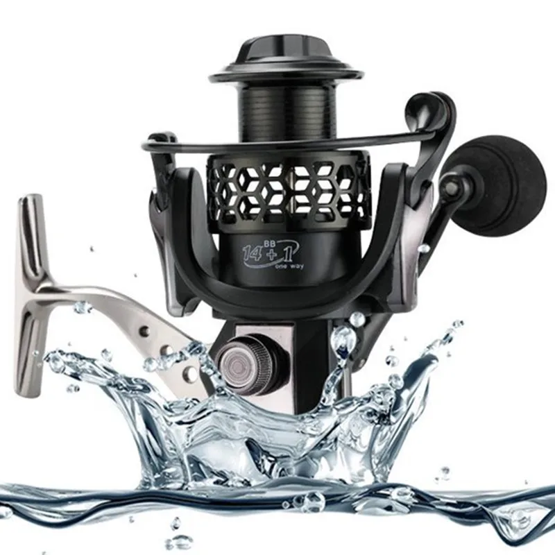 Fishing Reel Pesca 14BB Carretilh Baitcasting Spinning Reel Fishing Reel Pre-Loading Spinning Wheel Ball Bearing Reels