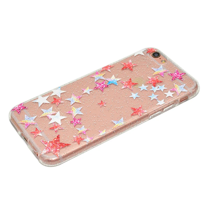 cute cartoon glitter silicone case iphone 5 6 s 7 plus (17)