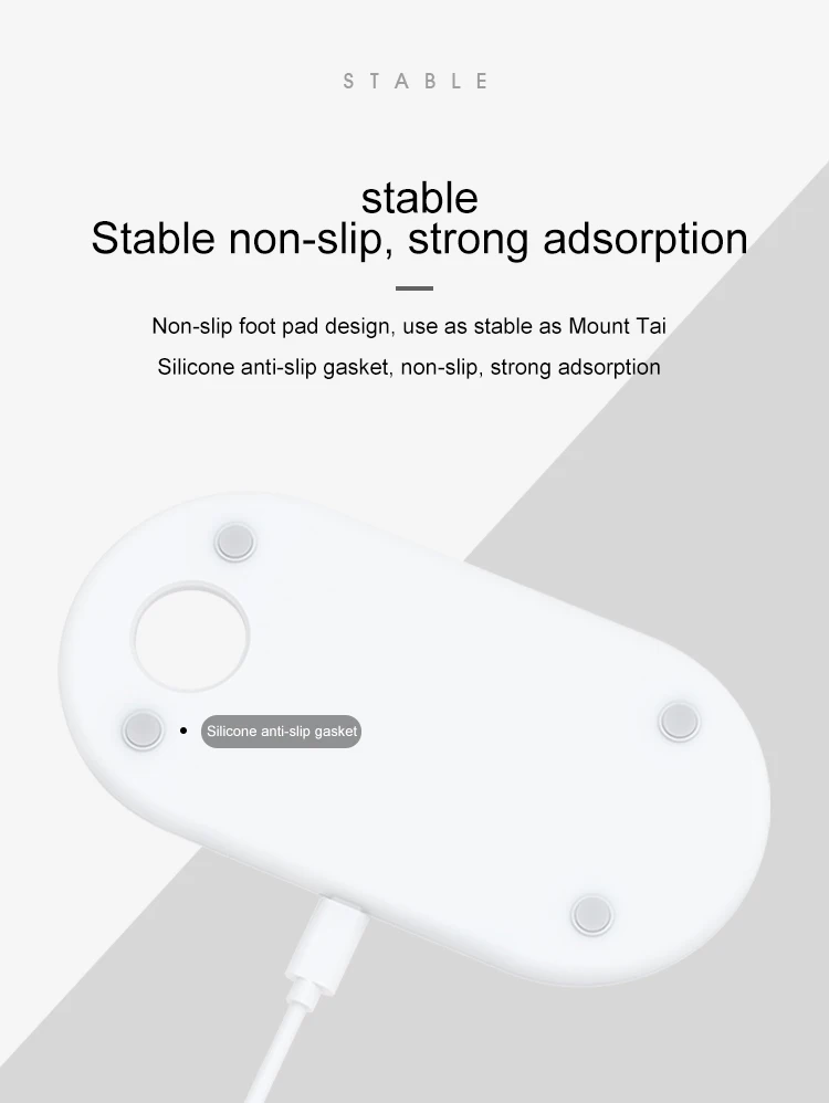 !ACCEZZ 3 in 1 QI Wireless Charger For iphone 8 8P Plus X XS MAX XR Quick Charge For Apple i Watch 1 2 3 4 AirPods Fast Charging (12)
