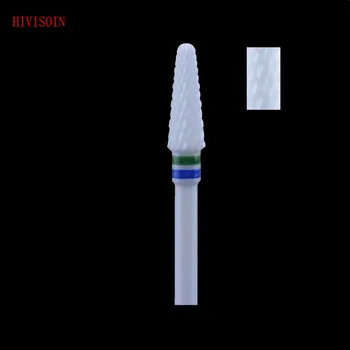 

2Pcs/Lot Conical Shape- Cross Cut - White Zirconia Ceramic Dental Lab Burs - ISO 201 (C) 0405.040