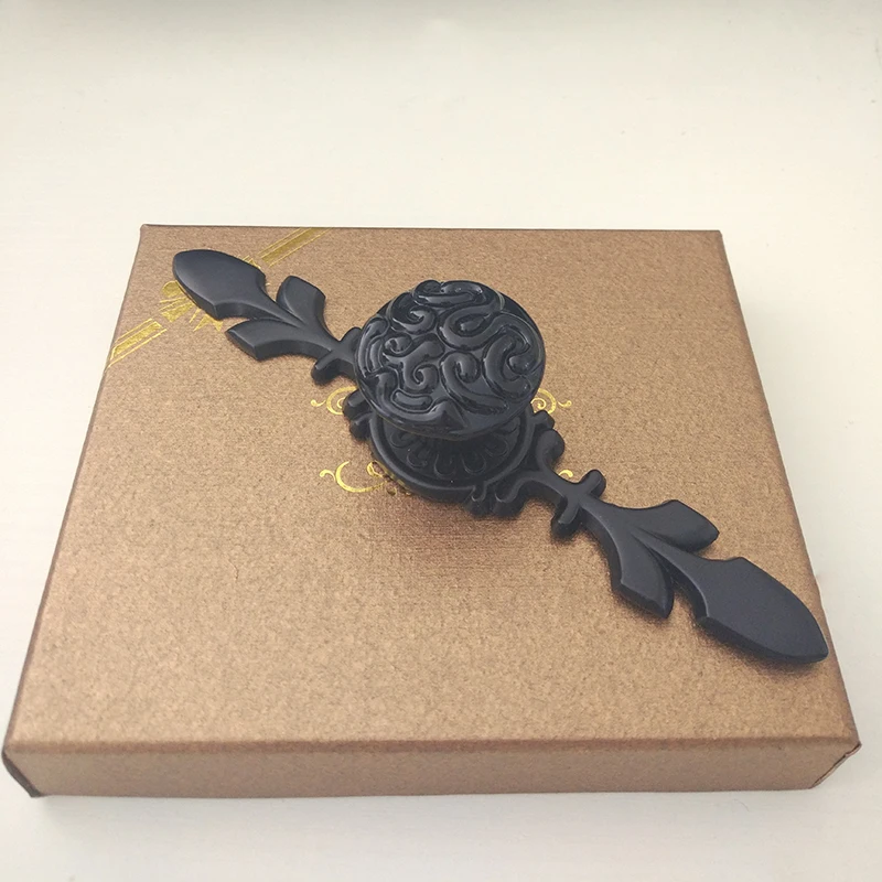 White Furniture Handle Zinc Alloy Drawer Door Knob Closet Cupboard