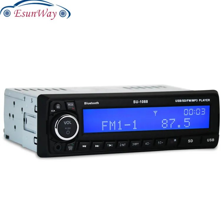 Автомобильный стерео аудио приемник MP3 плеер fm радио 12 В Bluetooth1 DIN в тире USB/SD/AUX