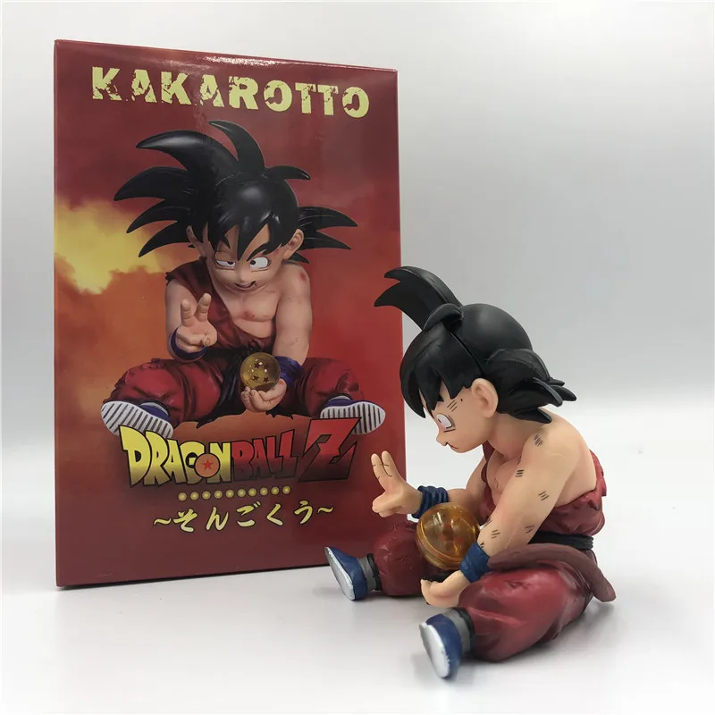 Dragon Ball Z малыш Гоку ранен Ver. Фигурку игрушечные фигурки из игры Dragon Ball DBZ(“Гоку сидя победный жест Вегета ГОКу Супер Saiyan Коллекция Модель