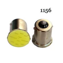 100 шт. S25 P21W 1156 12 чипов COB 12SMD светодиодный светильник BA15S сигнала поворота Стоп стояночный светильник s клиновая Лампа DC 12V