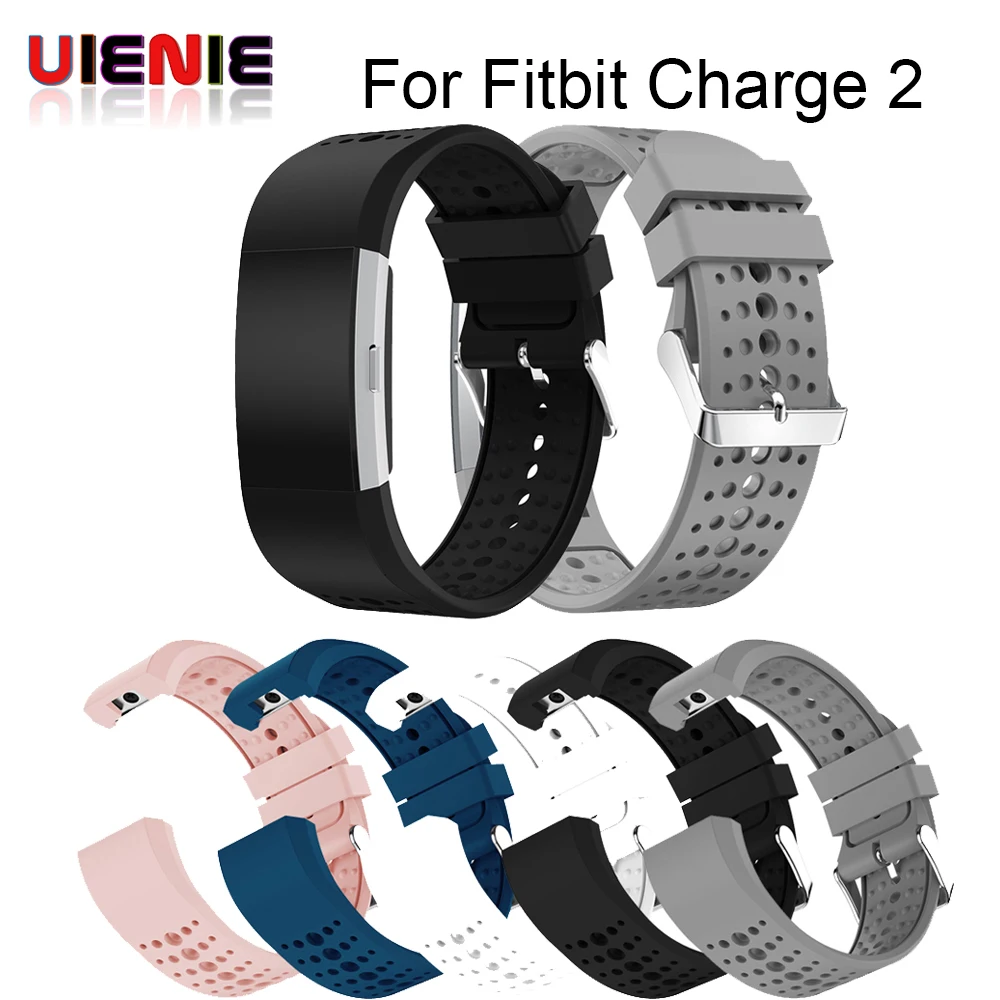 

Colorful Strap Bracelet Soft Silicone Watch Band Wrist Strap For Fitbit Charge 2 Band Charge2 Heart Rate Smartwatch correa reloj