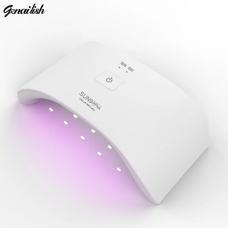 

Genailish 36W UV Lamp 12 LEDS Nail Dryer for UV Gel LED Gel Nail Polish Machine USE Charge Nail Art Tools SUN9XPlus-02