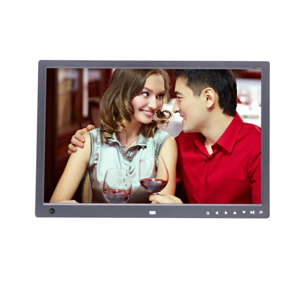

17 inch body sensor HD loop playback video player touch buttons infront digital photo frame digital albume led diplay 1440X900