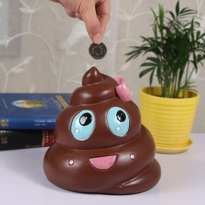 Funny facial expression piggy bank Personalized gift decorative Money