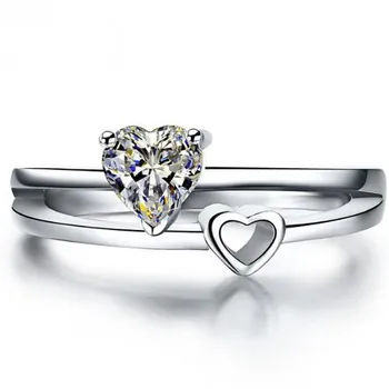 

0.5 Carat Heart Shape Love Diamond Ring Wedding Ring Fablous Fine Jewelry Gift For Her Promise Anniversary Ring