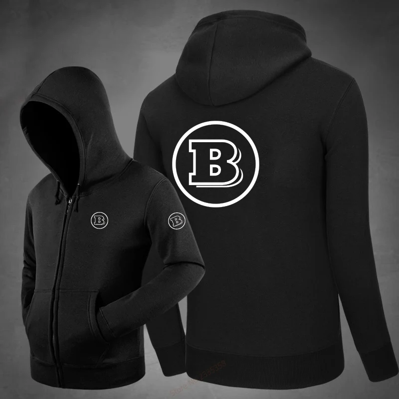 Fashion Men Workout Hoodie Fitness Brabus B sweatshirt Jackets winter