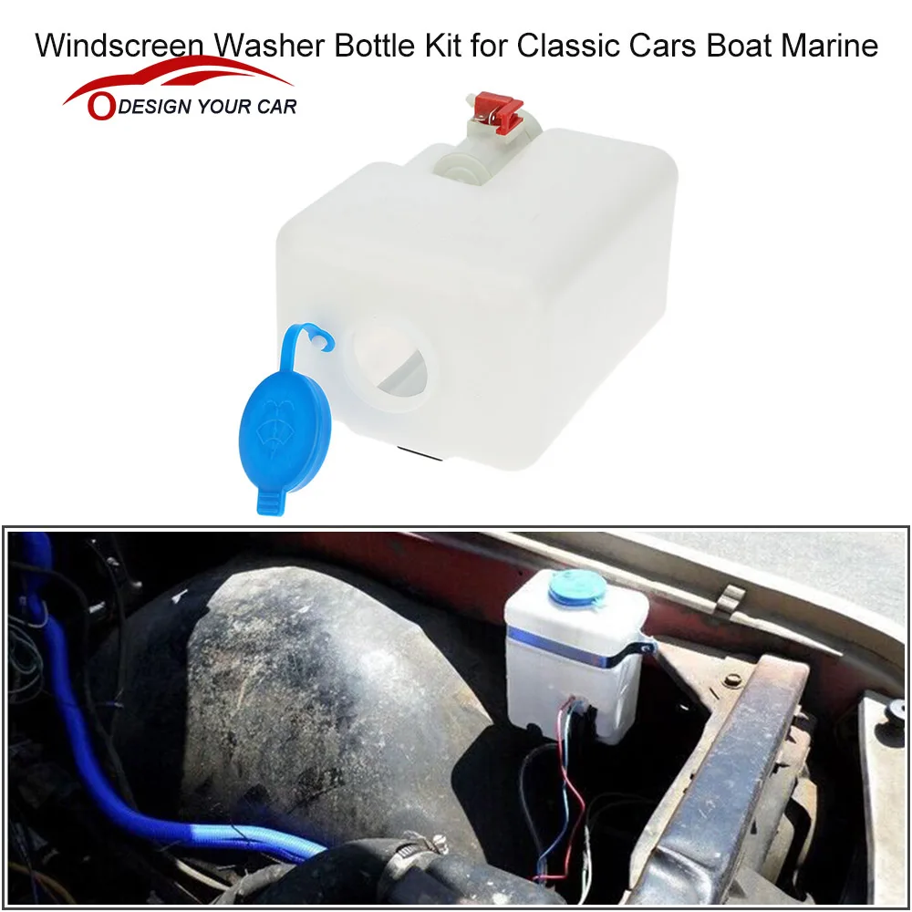 Prix pour Voiture Style SI-A0197 Universel Pare-Brise Rondelle Bouteille Kit De Nettoyage Outils 12 V Idéal pour Classique Voitures Bateau Marine Prix pour Voiture Style SI-A0197 Universel Pare-Brise Rondelle Bouteille Kit De Nettoyage Outils 12 V Idéal pour Classique Voitures Bateau Marine