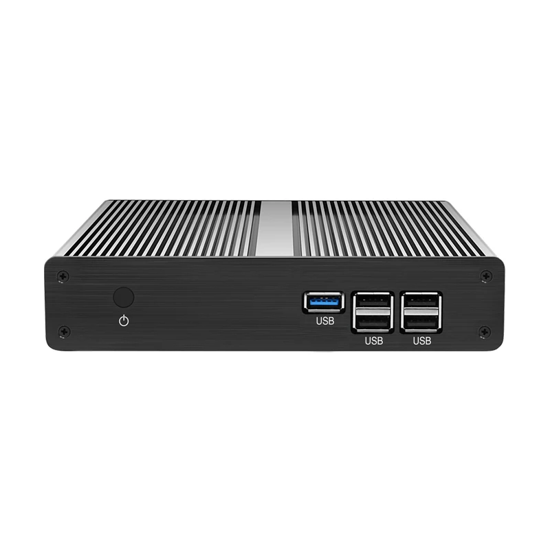 Мини-ПК Intel Celeron J1900 8 ГБ DDR3L 120 ГБ SSD 300 м Wi-Fi Gigabit Ethernet HDMI VGA 5 * USB Безвентиляторный Windows 10 мини-компьютер