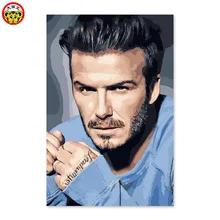 DIY Цифровая живопись, Давид Бекхэм, футболист, полузащитник, Кубок мира серебряный шар, BBC пожизненная награда за достижения