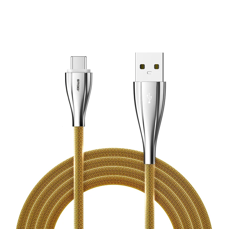 STOD Тип C usb-кабель Сталь ткань синхронизации данных USB-C для samsung S8 C5 C7 Nexus 6 P 5X huawei P9 LG Mi Oneplus Тип c-типа