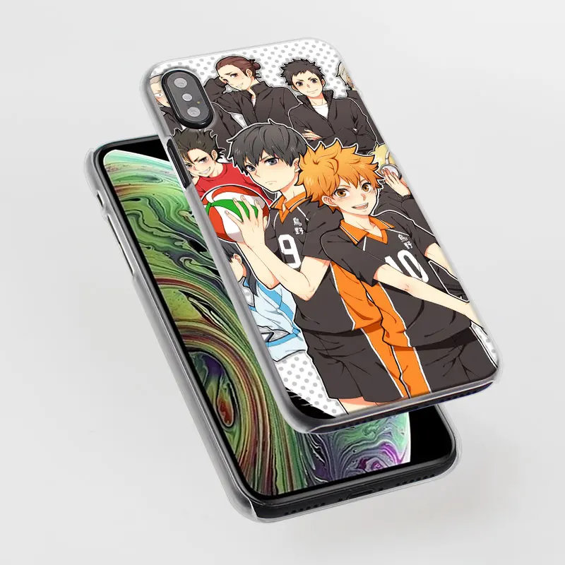 Аниме Haikyuu чехол для телефона для Apple iPhone X XR 7 8 Plus 6 6s Plus XS MAX 11 Pro Max SE чехол для телефона Coque