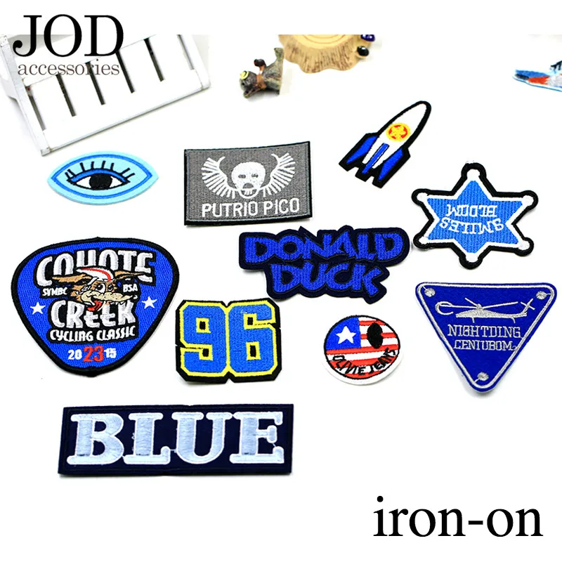 

JOD Army Badge Embroidery Iron on Cloth Patch Fashion Small Patch Sewing Jeans Pants T-shirt Decals Stickers for Clothing