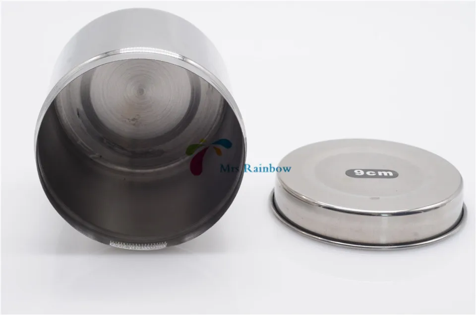 Стоматологический 9 см ватный шарик Марля тампон банка держатель из нержавеющей