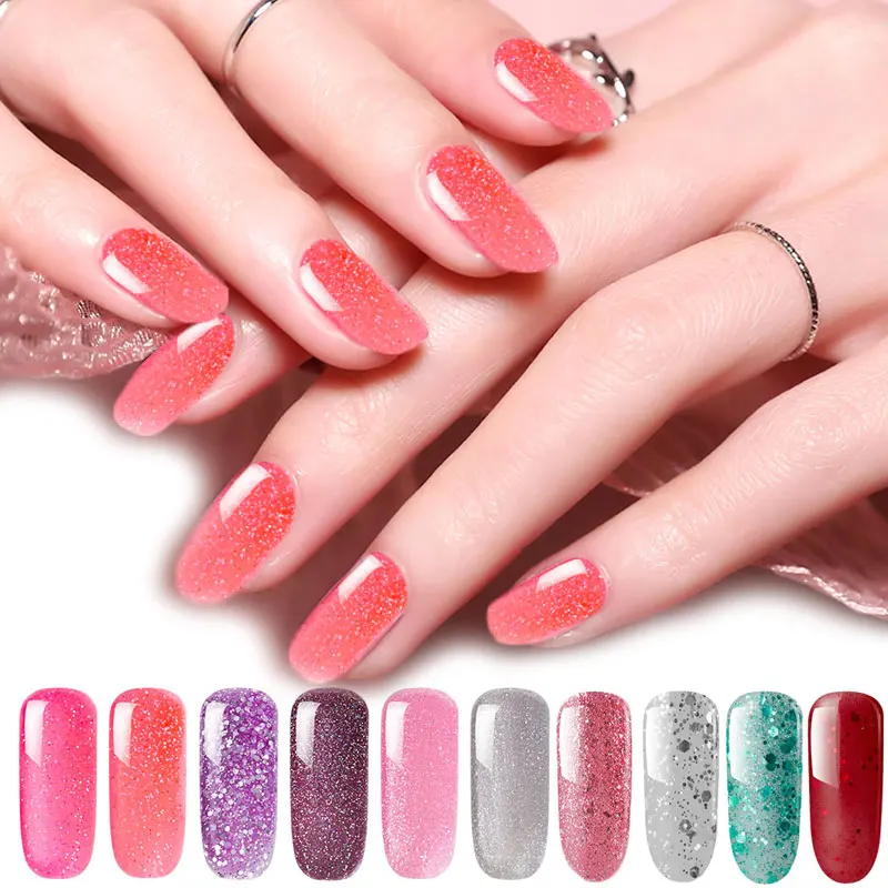 Beateal Semi permanent UV Gel Nail Polish Lacquer Semi Permanent Pure