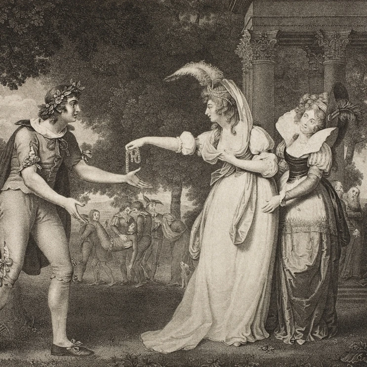 As You Like It. Act I. Scene Ii. Lawn Before The Dukes Palace. Rosalind  Celia