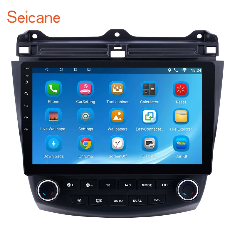 

Seicane 10.1" 1024*600 Touchscreen 8-core 2DIN Android 8.1 Bluetooth Radio GPS Navigation For 2003 2004 2005-2007 Honda Accord 7