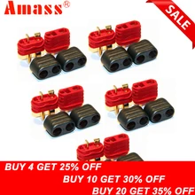 5 пара/лот Amass slip обшитый Т-образный разъем 40A высокий ток многоосевой модель крыла самолета