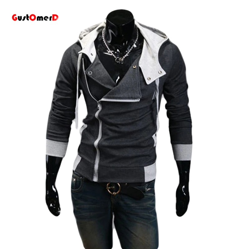 9colors M-6XL 2015 Hoodies Men Sweatshirt Male Tracksuit Hooded Jacket Casual  Male Hooded Jackets moleton Assassins Creed