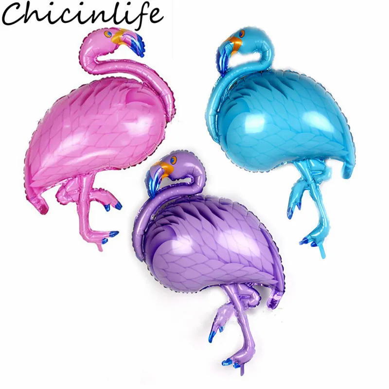 Chicinlife 1 шт. Фламинго Фольга Воздушный Шар С Днем Рождения вечерние детские